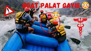 Actual POV of River Rafting Accident in Rishikesh With Me 😳 ( Yellow Team POV ) #rafting #scary