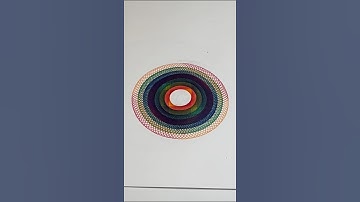 Quick Spirograph Art That Satisfies ASMR Needs: Pure Satisfaction #spirograph #asmr #shorts #viral