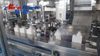 Grepack Automatic 2 nozzle servo tracking capping machine for laundry liquid bottle cap