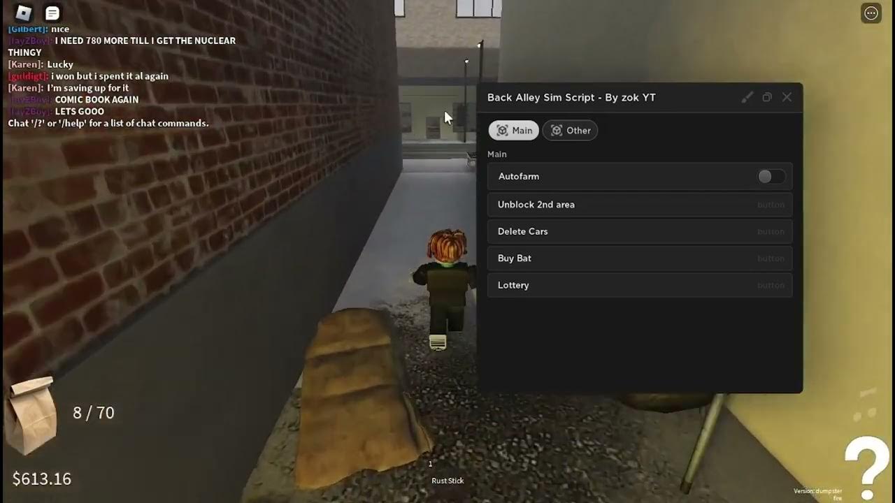 live-in-a-back-alley-simulator-op-script-gui-l-autofarm-lottery-unblock-area-2-more-youtube