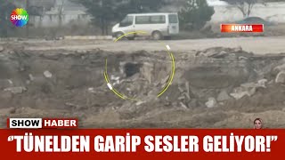 Temel atılırken gizemli tünel çıktı! Resimi