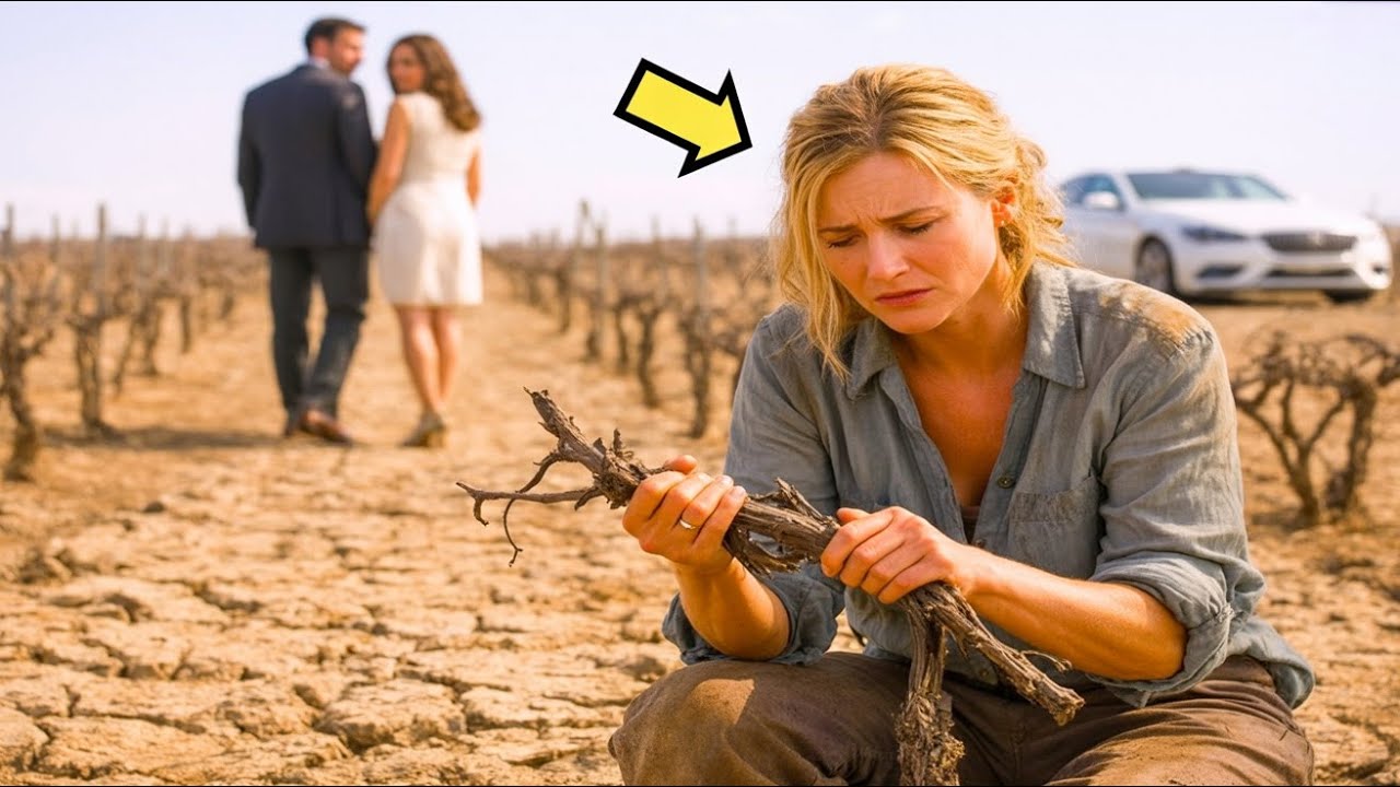 VEUVE HÉRITE D'1 VIGNOBLE SEC, ILS SE MOQUENT… PLUS TARD ELLE DEVIENT RICHE ET ACHÈTE TOUT