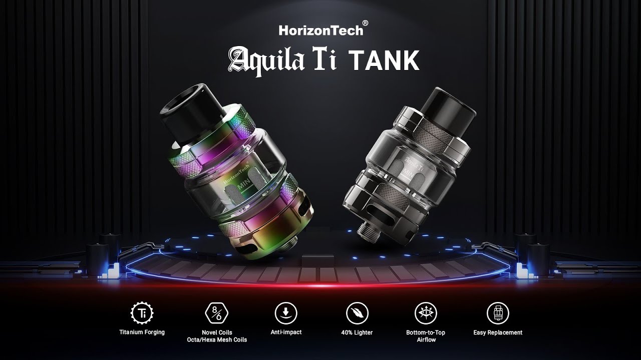 HorizonTech Aquila Ti Sub Ohm Tank | Best Vape News