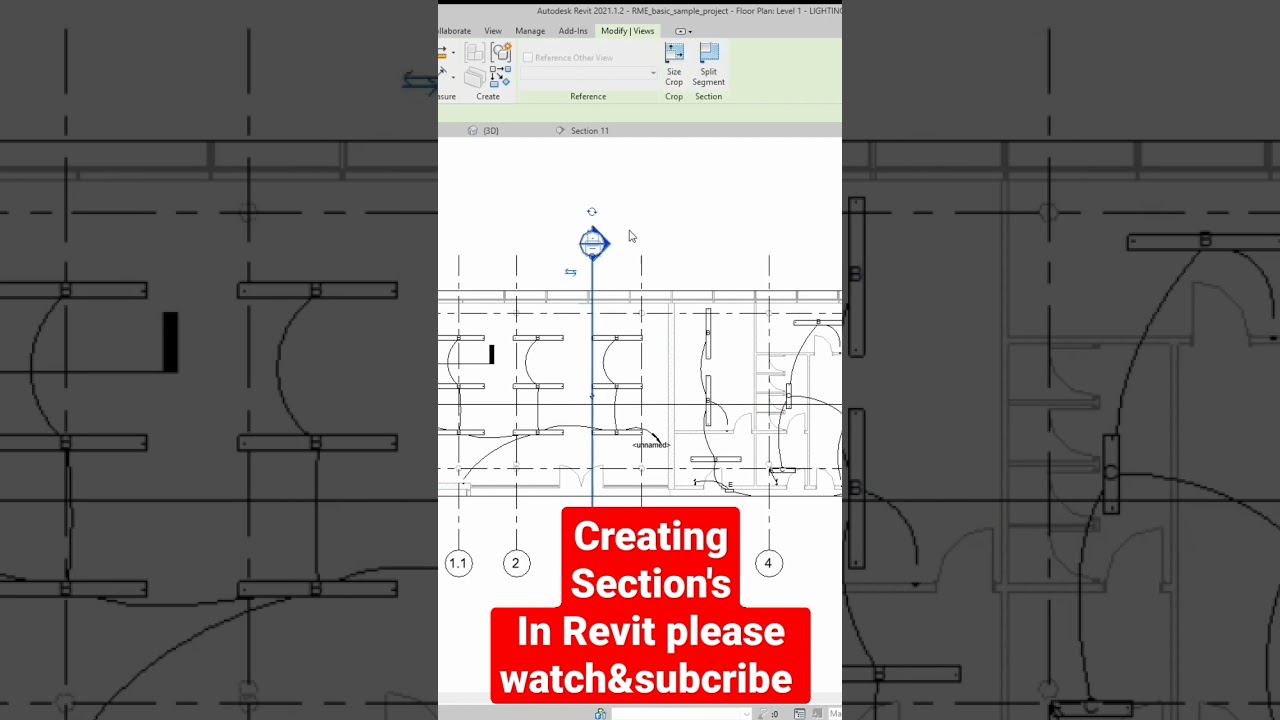 Creating Sections In Revit