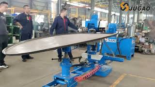 dish end flanging machine.Elliptical tank head making machine.Dished Head Folding Machine.