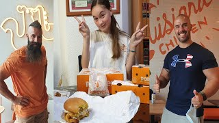 Entramos en la cocina de Popeyes con Joe Burgerchallenge y Boufit para ver secreto con el pollo