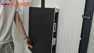 5 Seconds To Install One Finpix Hd Led Screen Cabinet -- By Yuchip