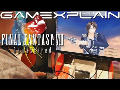 Final Fantasy VIII Remastered Off-Screen Nintendo Switch Gameplay! (Gamescom)
