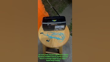 Weird radio signal.