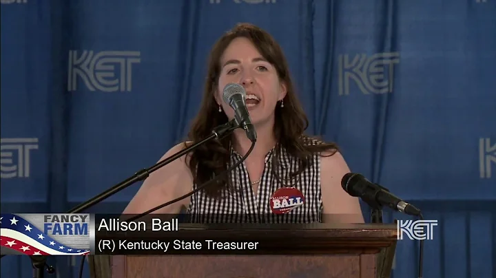 Treasurer Allison Ball | Fancy Farm 2019 | KET