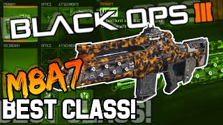 Black Ops 3: "M8A7" - BEST CLASS SETUP! (4-round burst BEAST!)
