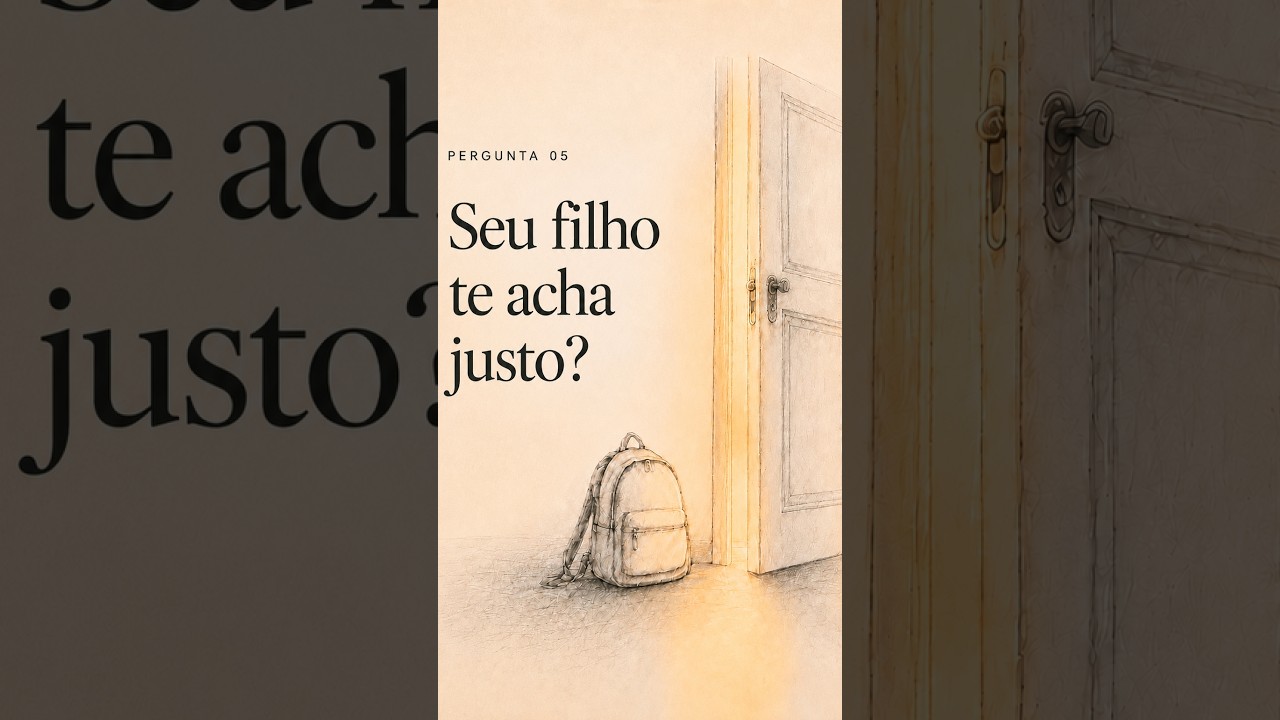 Seu filho te acha justo?