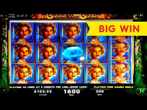 HEART STOPPING! Goddess of Gold Slot - BIG WIN BONUS!