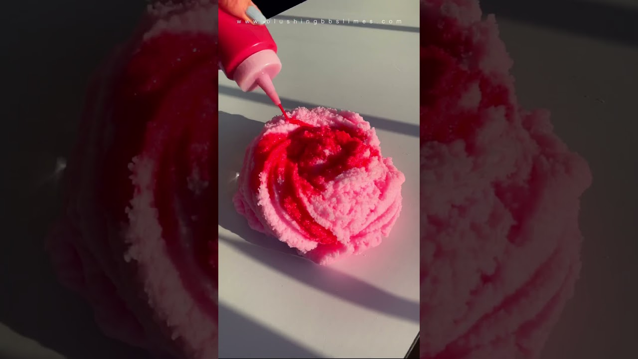 Making the PINKEST slime! 👀💖
