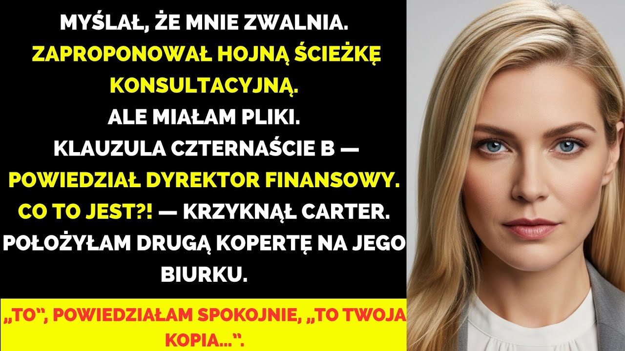 Wszyscy myśleli, że jestem tylko „dobrą spuścizną” – kobietą, która zna stare rury i cicho odejdzie, gdy nowy dyrektor generalny wprowadzi swoją „wizję”. Kajetan, siostrzeniec założyciela, nazywał...