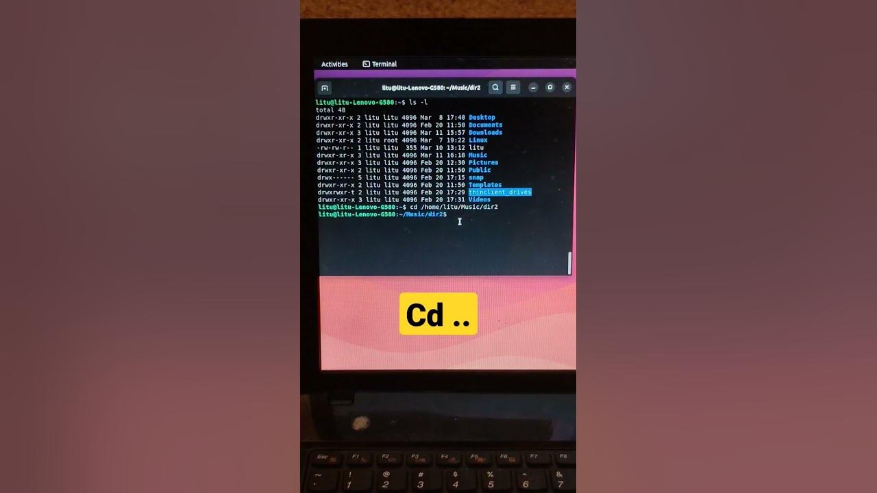 use-of-cd-command-in-linux-youtube