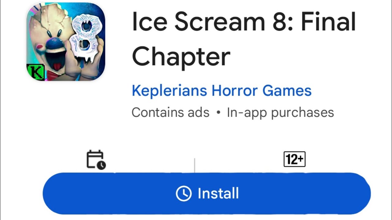 Ice Scream 8 Available To Pre-register