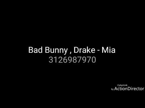 Bad Bunny Drake Mia Music Code Id Roblox Youtube - boombox codes for roblox mia by bad bunny