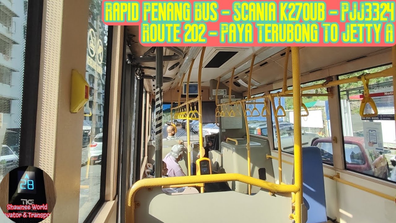 rapid-penang-bus-scania-k270ub-pjj3324-route-202-full-journey
