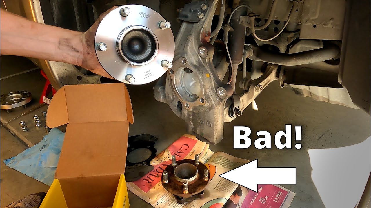 How to Diagnose and Fix Wheel Bearing Vibration (G35/350Z) YouTube