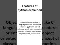 Python is object oriented