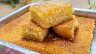 CREMOSO  E FÁCIL DE FAZER! RECEITA RÁPIDA DE BOLO DE MANDIOCA (AIPIM) - TUDO NO LIQUIDIFICADOR!