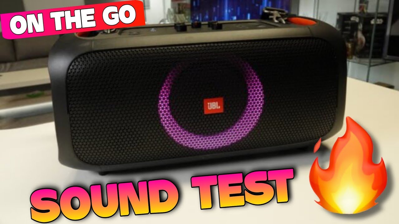 JBL PARTYBOX ON THE GO ||  Sound Test - Bass Test