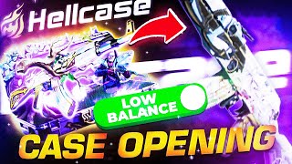 HELLCASE LOW BALANCE CASE OPENING | HELLCASE PROMO CODE 2025