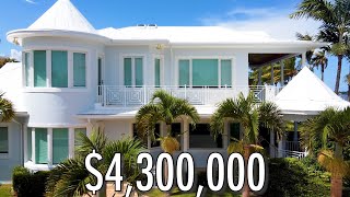 Touring a $4.3 Million Dollar Waterfront VICTORIAN MANSION in West Palm Beach, Florida - Real Estate