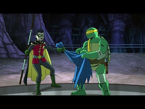 Turtles vs Robin in the Batcave | Batman vs Teenage Mutant Ninja Turtles