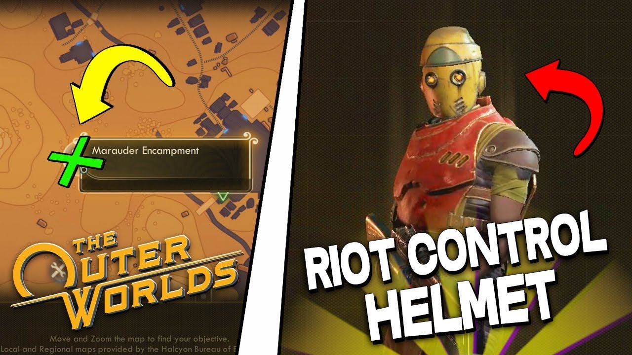 The Outer Worlds - Riot Control Helmet Location Guide! - YouTube