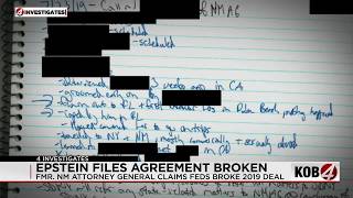 New Mexico DOJ says federal prosecutors broke 2019 Epstein investigation agreement
