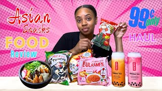 99 Cents Only Store Haul Asian Snacks Food Review