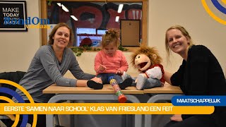Stichting Maatklas Presenteert Eerste Samen Naar School Klas Van Friesland