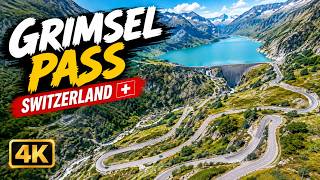 GRIMSEL PASS, SWITZERLAND 🇨🇭 | Epic Alpine Road Trip & Scenic Drive in 4K