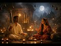 432 Hz Devotional Indian Ambient Bhajan | Male-Female Duet, Temple Reverb &amp; Luminous Night Stillness