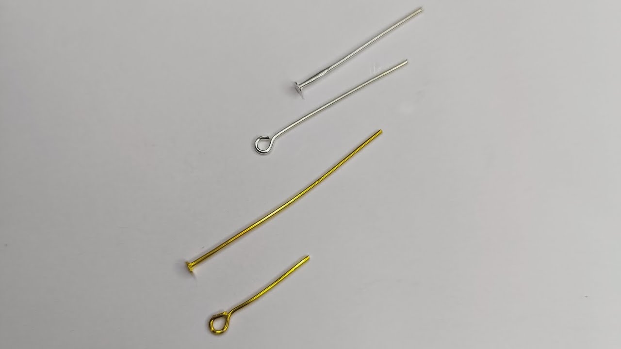 What's Head pin and Eye Pin? Jewellery Basics!! viral jewellerydesign