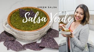 Roasted green salsa recipe | verde