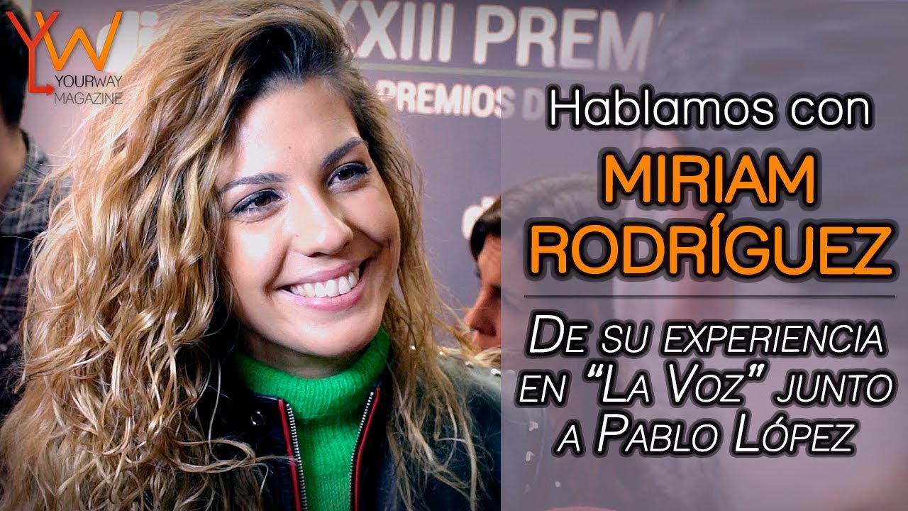 MIRIAM RODRÍGUEZ habla de su experiencia junto a PABLO LÓPEZ como su ASESORA en LA VOZ de Antena 3