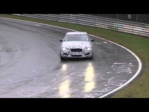 2016 Jaguar XF spy video from Nürburgring