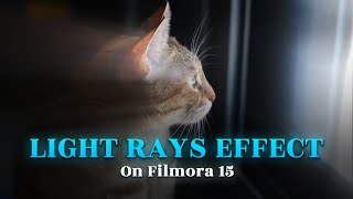 How To Add Light Rays On Filmora 15