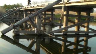 Wakamiya Bridge before at dark　20090330　夕暮れ前の高麗川若宮橋