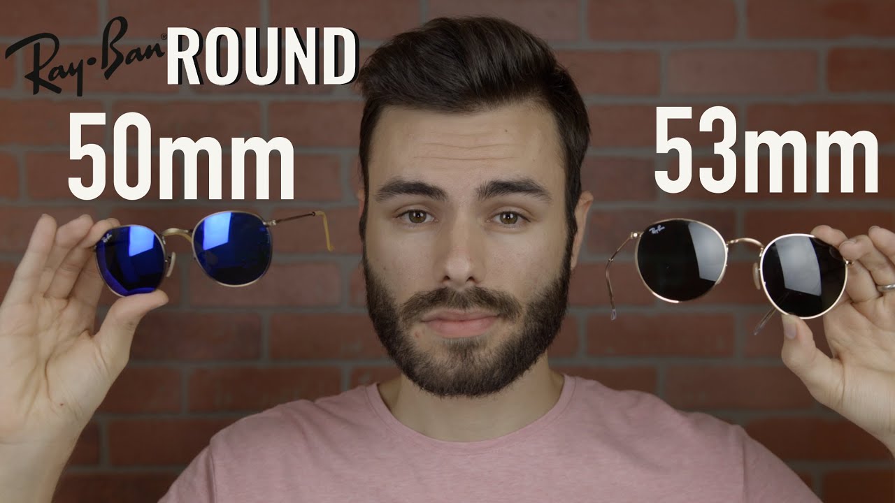 ray ban round 55mm