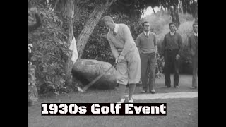 Thumbnail for 1930s GOLF TOURNAMENT LUNCHEON EVENT W/ BOBBY JONES AND UNKNOWN CELEBRITIES GG50085