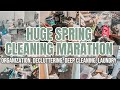 3 HOURS OF WHOLE HOUSE SPRING CLEANING DECLUTTERING AND ORGANIZING | 2022 EXTREME CLEANING MARATHON