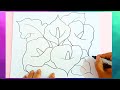 Flor Dibujo / Cómo Dibujar Flores
