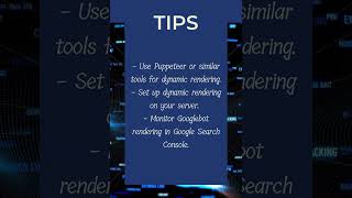 "Make JavaScript work for SEO! ⚙️ Explore dynamic rendering techniques for JavaScript-heavy sites. Profile