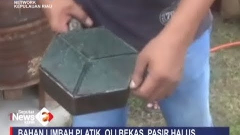 Warga Bintan olah Limbah Plastik Jadi Paving Block #SIK 15/03