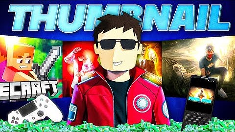 How To Make GAMING Thumbnail Like PRO Using MOBILE !