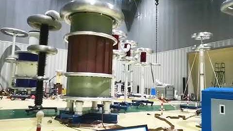 PowerHV- 400kV 5A AC resonant test system (RTS) perform flashover test at 320kV.